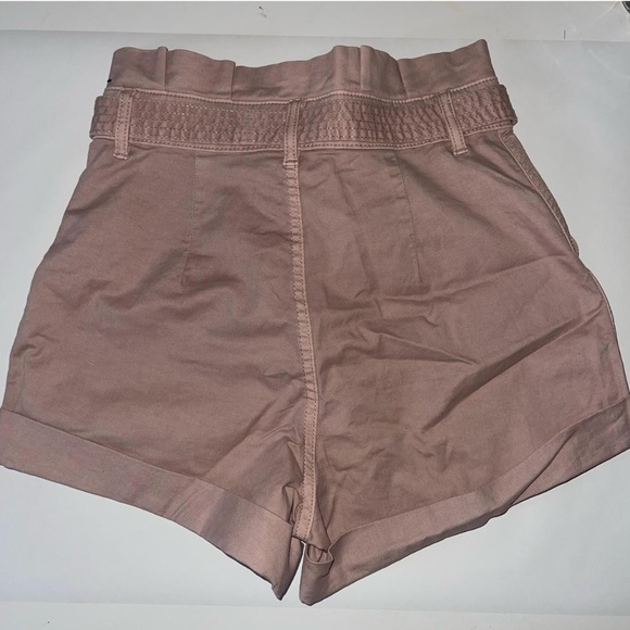 Abercrombie & Fitch Women's Pink and Silver Shorts - Picture 3 of 4